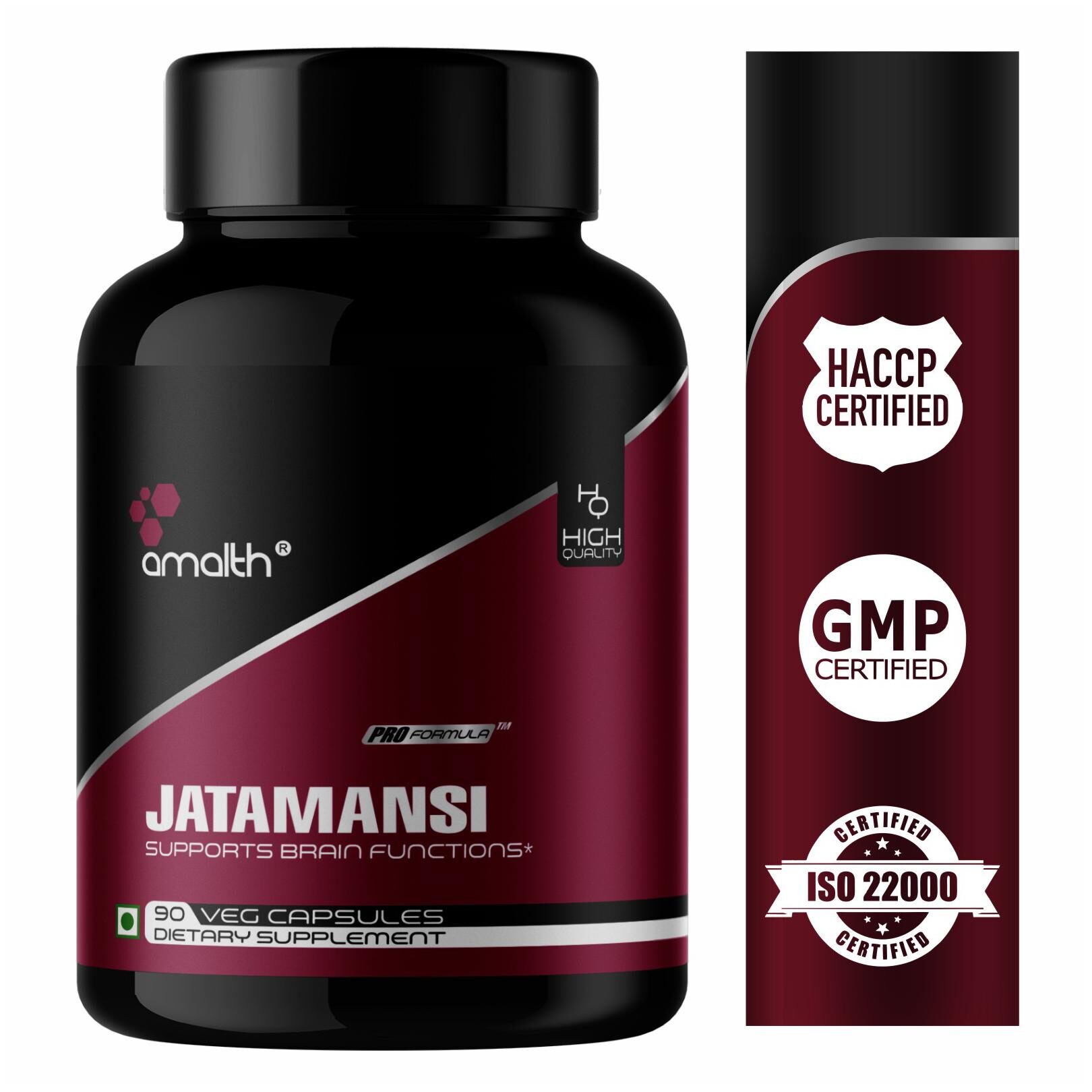 Amalth Nardostachys jatamansi Extract Powder 500mg for Focus Clarity 1 Bottle -90Capsules
Amalth Nardostachys jatamansi Extract Powder 500mg for Focus Clarity 1 Bottle -90Capsules