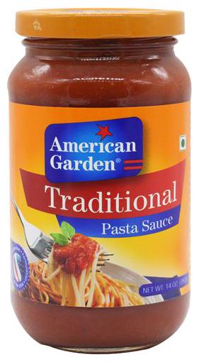American Garden Sauce - Traditional Pasta 397 g
American Garden Sauce - Traditional Pasta 397 g