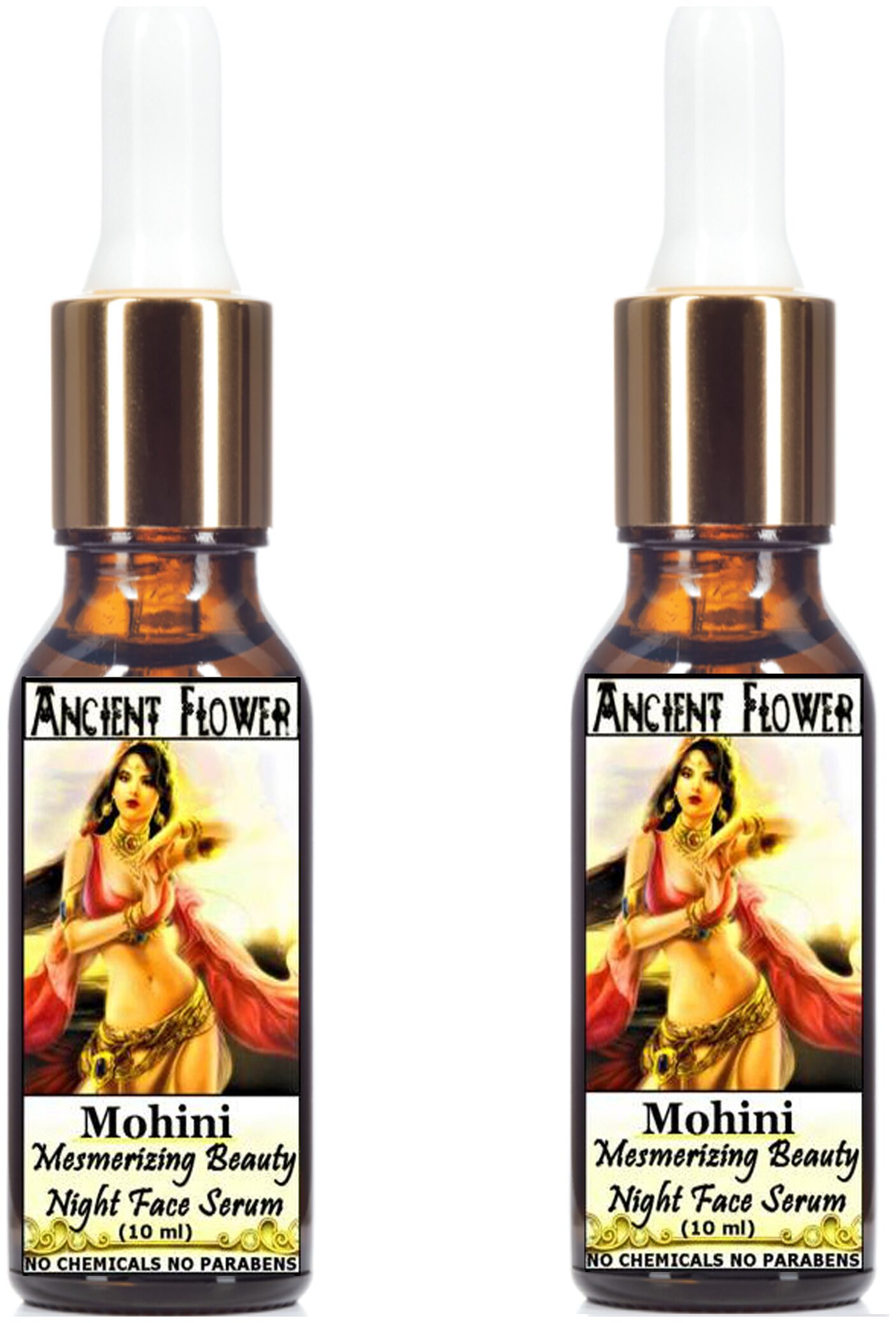 Ancient Flower - Mohini - Mesmerizing Beauty Night Face Serum (10 ml)combo (Pack of 2)
Ancient Flower - Mohini - Mesmerizing Beauty Night Face Serum (10 ml)combo (Pack of 2)