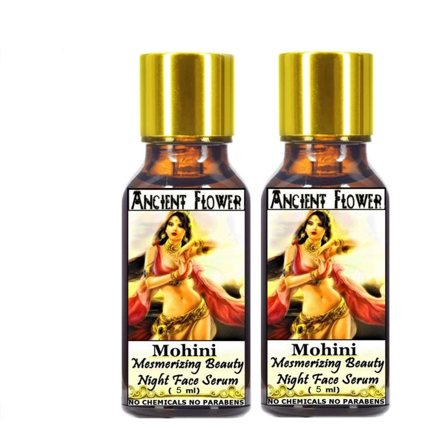 Ancient Flower Mohini Mesmerizing Beauty Night Face Serum 5 ml combo (Pack of 2) 
Ancient Flower Mohini Mesmerizing Beauty Night Face Serum 5 ml combo (Pack of 2)