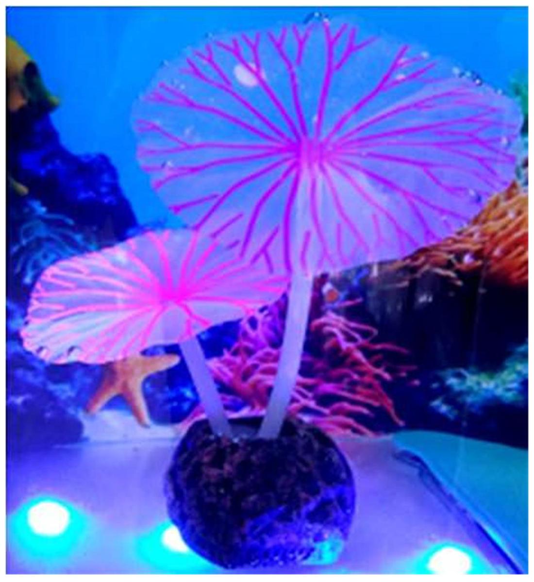 Aquamarine Luminous Artificial Fake Lotus Fish Tank Decor Aquarium Ornament (Pack of 1 Piece)
Aquamarine Luminous Artificial Fake Lotus Fish Tank Decor Aquarium Ornament (Pack of 1 Piece)