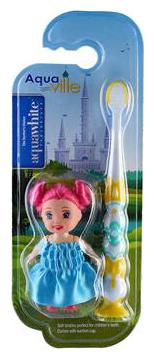 aquawhite aquaville Toothbrush with doll toy for kids Soft Bristles Yellow Health Personal Care
aquawhite aquaville Toothbrush with doll toy for kids Soft Bristles Yellow Health Personal Care