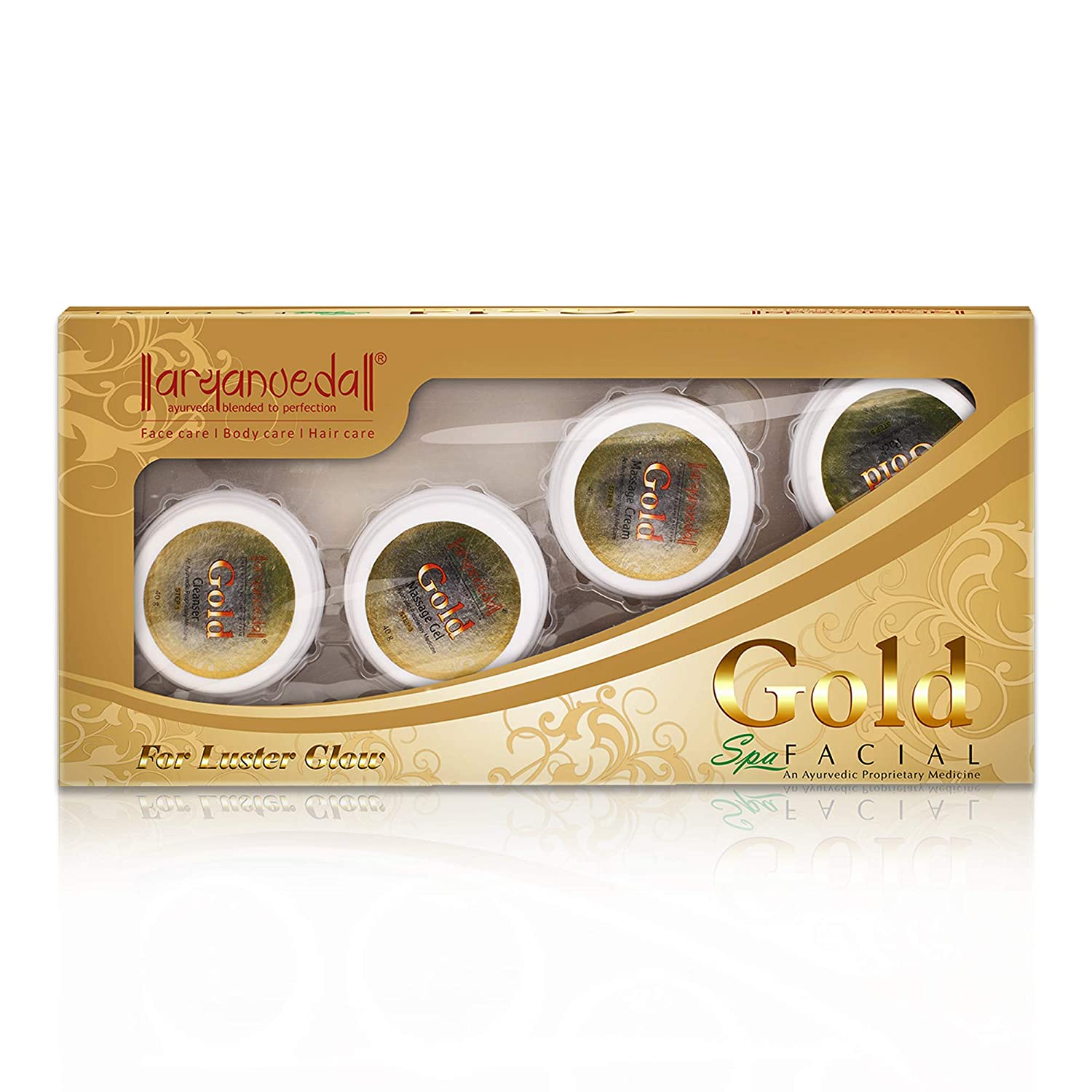 Aryanvedagold Facial Kit Way to Use Facial Kit All Type Skin Solution Unisex for Fairness 210g (Pack of 1)
Aryanvedagold Facial Kit Way to Use Facial Kit All Type Skin Solution Unisex for Fairness 210g (Pack of 1)