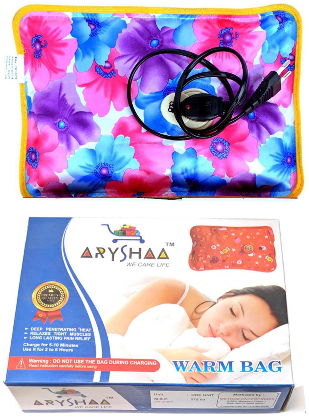 Aryshaa Electric Rechargeable Heating Pad For Body Pain Relief Assorted Colours -(Pack of 1)
Aryshaa Electric Rechargeable Heating Pad For Body Pain Relief Assorted Colours -(Pack of 1)