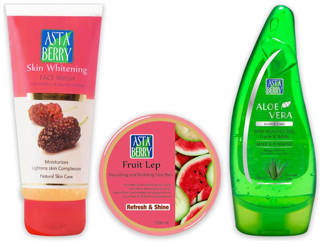Astaberry Radiance Glow Kit -Fruit Lep (100 ml) Skin Whitening Face Wash (100 ml) Aleovera Gel (100 ml)
Astaberry Radiance Glow Kit -Fruit Lep (100 ml) Skin Whitening Face Wash (100 ml) Aleovera Gel (100 ml)