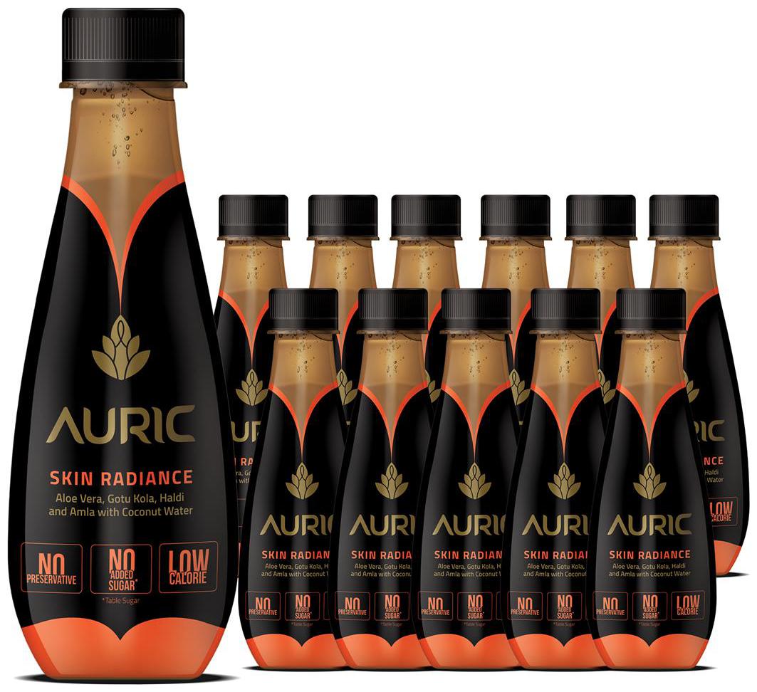 Auric Skin Radiance Juice for Glowing Hydrating Detoxifying Skin with Natural Superherbs Aloe Vera Amla Turmeric and Coconut Water 250ml (Pack of 12)
Auric Skin Radiance Juice for Glowing Hydrating Detoxifying Skin with Natural Superherbs Aloe Vera Amla Turmeric and Coconut Water 250ml (Pack of 12)