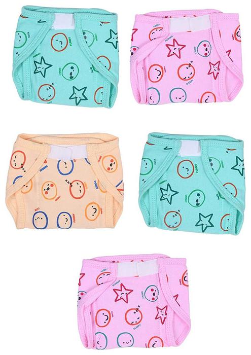 Babique Langot Washable Reusable Cotton Diaper Nappy Baby Cozy Wear Multicolour 5 Pieces
Babique Langot Washable Reusable Cotton Diaper Nappy Baby Cozy Wear Multicolour 5 Pieces