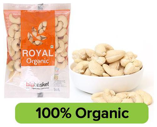 BB Royal Organic Cashew Kaju Whole (Bold) 100 g
BB Royal Organic Cashew Kaju Whole (Bold) 100 g