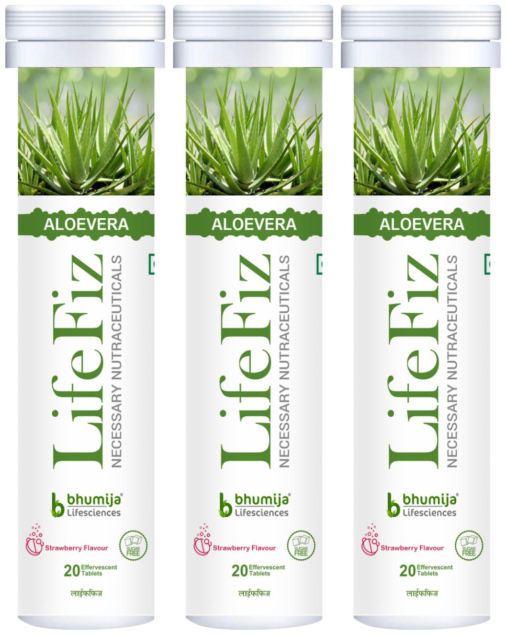 Bhumija Lifesciences Lifefiz Aloe Vera Vegetarian 20 Effervescent Tablets With Strawberry Flavour (Pack Of 3)
Bhumija Lifesciences Lifefiz Aloe Vera Vegetarian 20 Effervescent Tablets With Strawberry Flavour (Pack Of 3)
