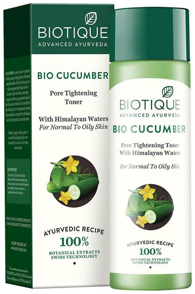 Biotique Bio Cucumber Pore Tightening Toner With Himalayan Waters For Normal To Oily Skin 120 ml 
Biotique Bio Cucumber Pore Tightening Toner With Himalayan Waters For Normal To Oily Skin 120 ml