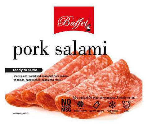 Buffet Pork Salami - Ready To Serve 400 g
Buffet Pork Salami - Ready To Serve 400 g