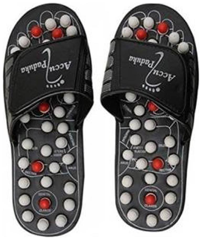CASHWIN ACCU PADUKA SLIPPER SPRING SLIPPER ACUPRESSURE MAGNETIC FULL BODY MASSAGE Foot Care Yoga Paduka Massager (Multicolor)
CASHWIN ACCU PADUKA SLIPPER SPRING SLIPPER ACUPRESSURE MAGNETIC FULL BODY MASSAGE Foot Care Yoga Paduka Massager (Multicolor)