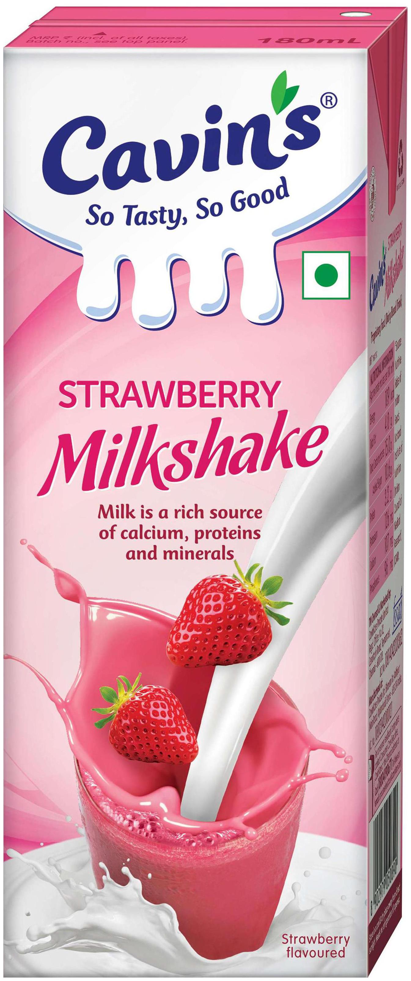 Cavin s Milkshake - Strawberry 180ml
Cavin s Milkshake - Strawberry 180ml