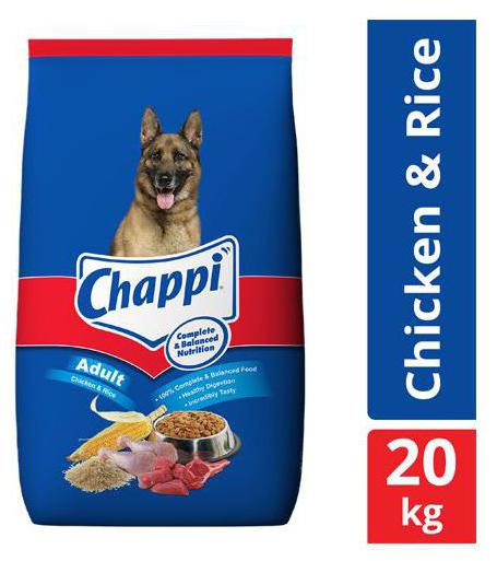 Chappi Chicken Rice Dry Dog Food 20 kg