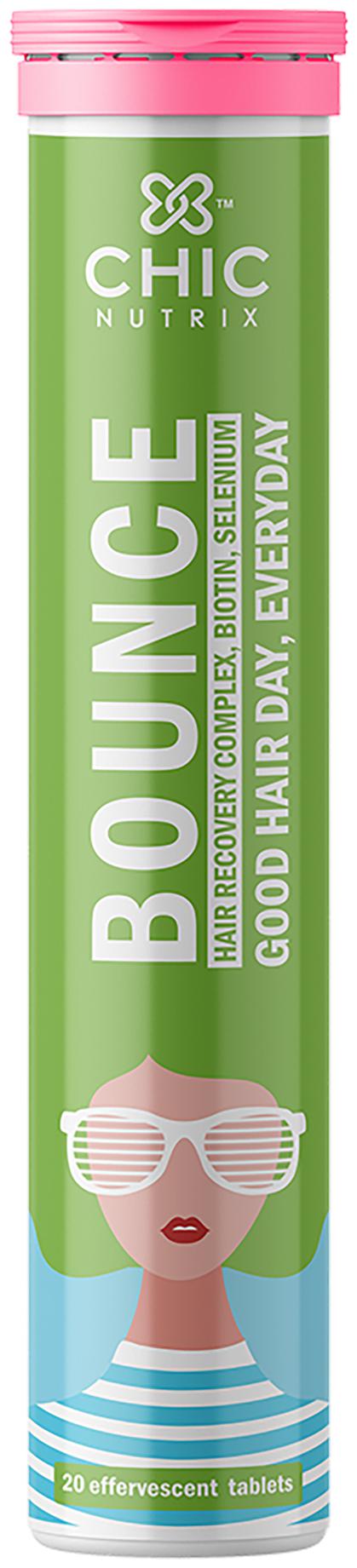 Chicnutrix Bounce- Made With Biotin Selenium Amino Acids Improves Hair Growth-Effervescent Biotin Tablets (Green Apple Flavor)(20 Tablets X 1) Pack Of 1
Chicnutrix Bounce- Made With Biotin Selenium Amino Acids Improves Hair Growth-Effervescent Biotin Tablets (Green Apple Flavor)(20 Tablets X 1) Pack Of 1