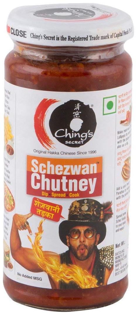 Chings Chutney - Schezwan 250 g
Chings Chutney - Schezwan 250 g