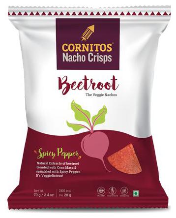 Cornitos Nachos - Beetroot 70 g