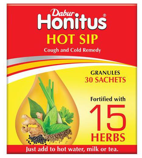 Dabur Hot Sip - Ayurvedic Kadha 30 sachets 120 g 
Dabur Hot Sip - Ayurvedic Kadha 30 sachets 120 g