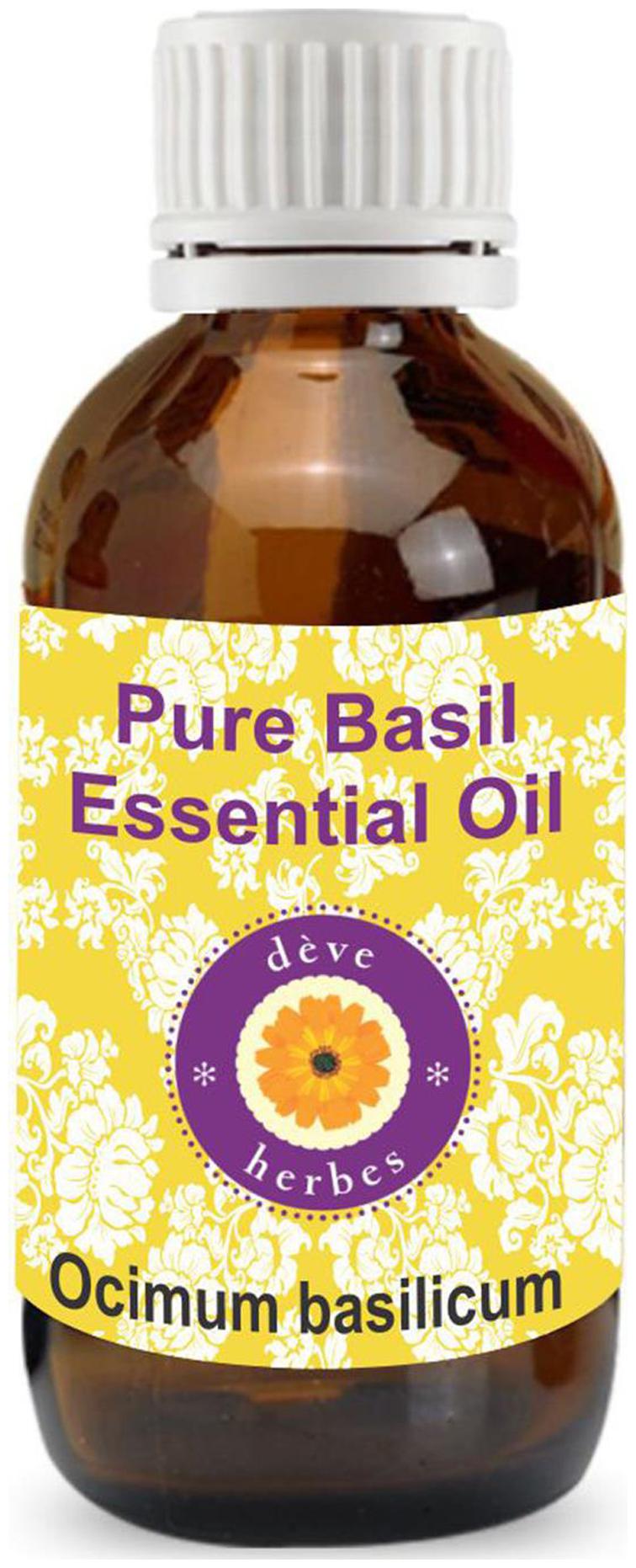 Deve Herbes Pure Basil Essential Oil (Ocimum basilicum) 100 Natural Therapeutic Grade Steam Distilled 100ml
Deve Herbes Pure Basil Essential Oil (Ocimum basilicum) 100 Natural Therapeutic Grade Steam Distilled 100ml
