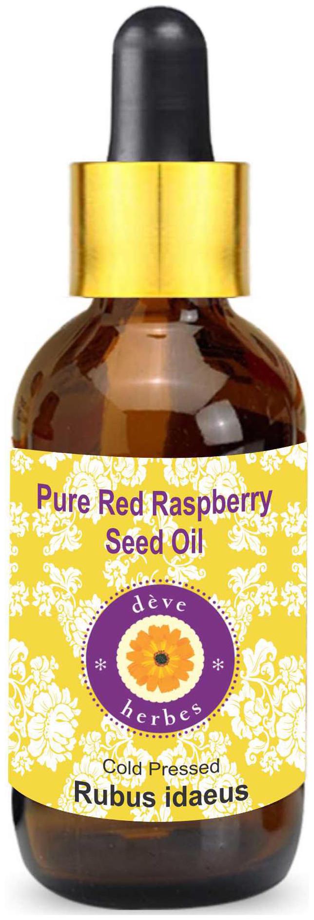 Deve Herbes Pure Red Raspberry Seed Oil (Rubus idaeus) with Glass Dropper 100 Natural Therapeutic Grade Cold Pressed 15ml
Deve Herbes Pure Red Raspberry Seed Oil (Rubus idaeus) with Glass Dropper 100 Natural Therapeutic Grade Cold Pressed 15ml