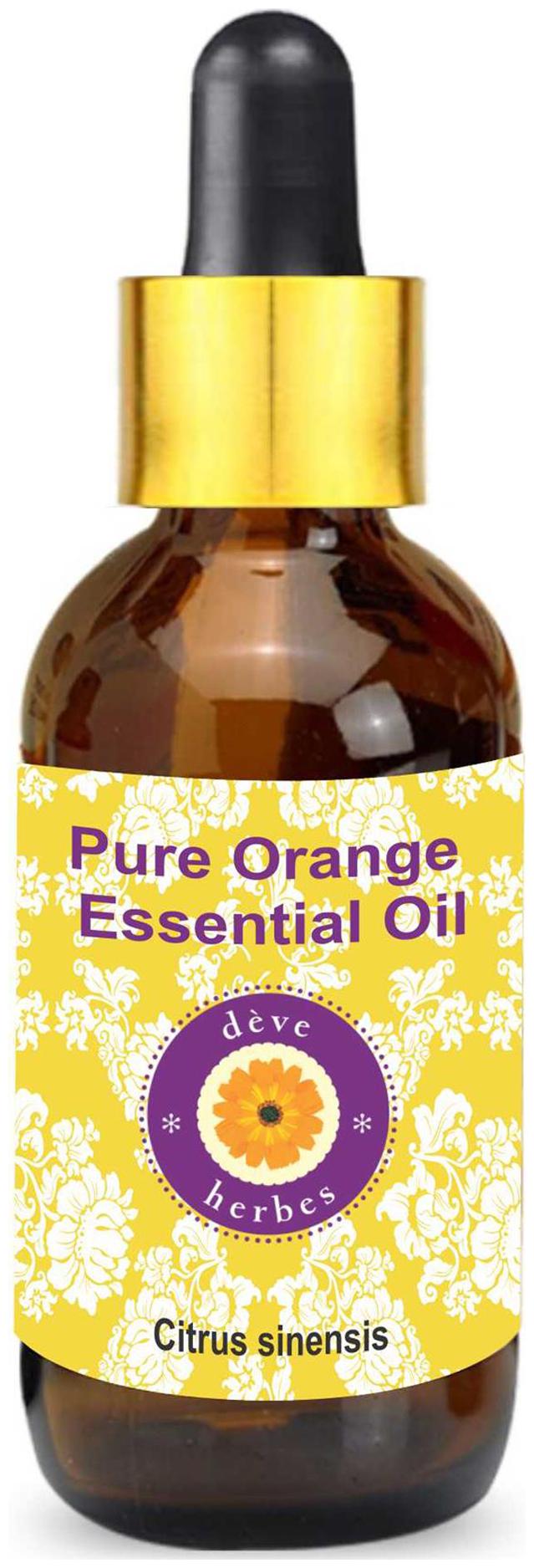 Deve Herbes Pure Orange Essential Oil (Citrus sinensis) with Glass Dropper 100 Natural Therapeutic Grade Steam Distilled 100ml
Deve Herbes Pure Orange Essential Oil (Citrus sinensis) with Glass Dropper 100 Natural Therapeutic Grade Steam Distilled 100ml