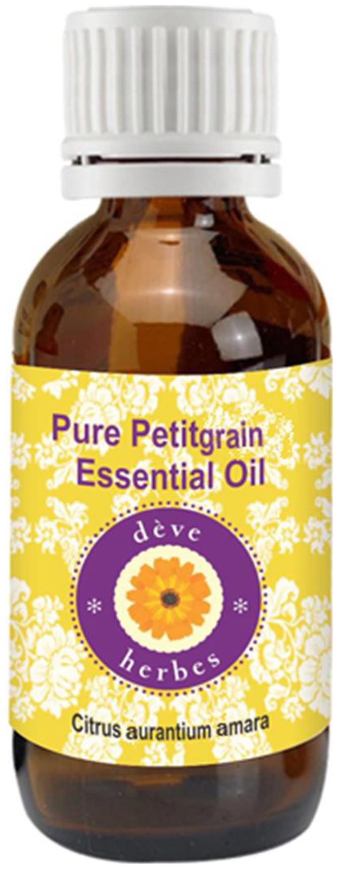 Deve Herbes Pure Petitgrain Essential Oil (Citrus aurantium amara) 100 Natural Therapeutic Grade Steam Distilled 30ml
Deve Herbes Pure Petitgrain Essential Oil (Citrus aurantium amara) 100 Natural Therapeutic Grade Steam Distilled 30ml