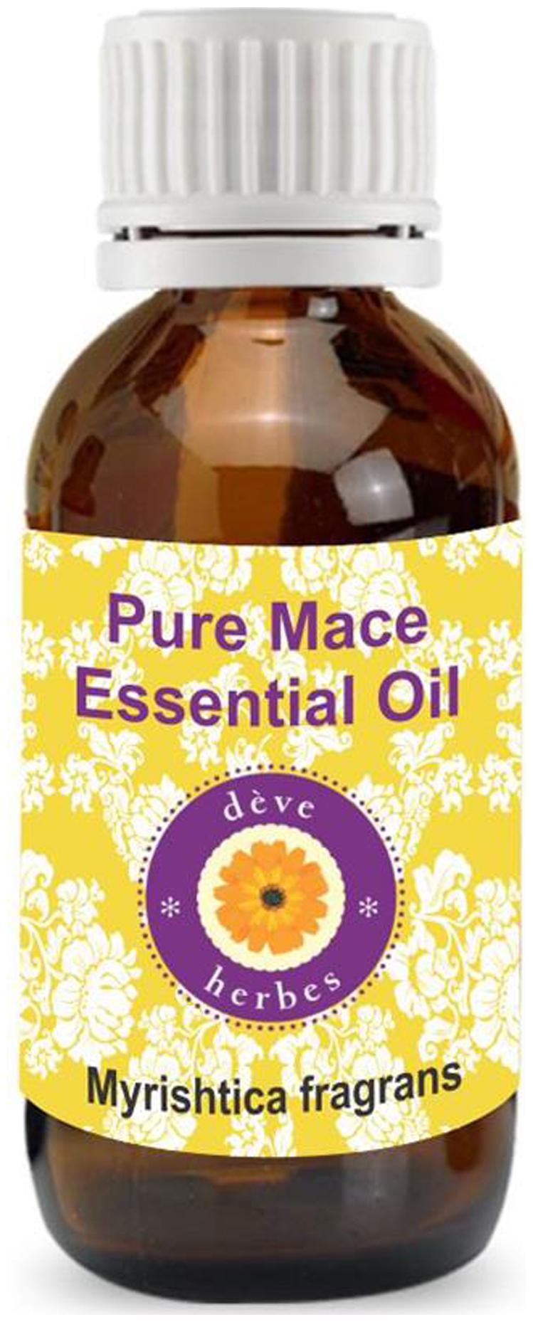 Deve Herbes Pure Mace Essential Oil (Myristica fragrans) 100 Natural Therapeutic Grade Steam Distilled 30ml
Deve Herbes Pure Mace Essential Oil (Myristica fragrans) 100 Natural Therapeutic Grade Steam Distilled 30ml