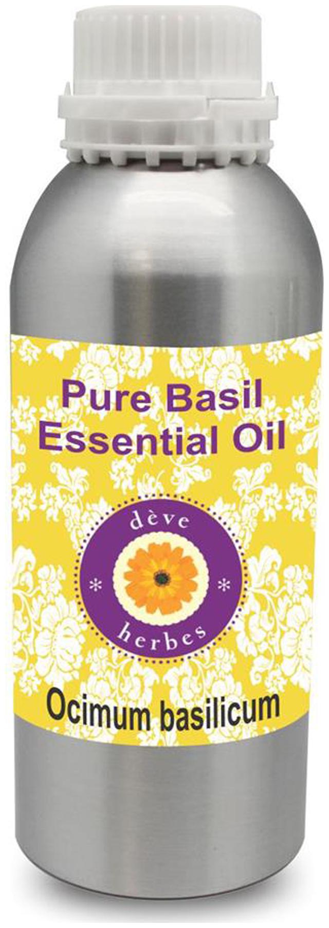 Deve Herbes Pure Basil Essential Oil (Ocimum basilicum) 100 Natural Therapeutic Grade Steam Distilled 300ml
Deve Herbes Pure Basil Essential Oil (Ocimum basilicum) 100 Natural Therapeutic Grade Steam Distilled 300ml