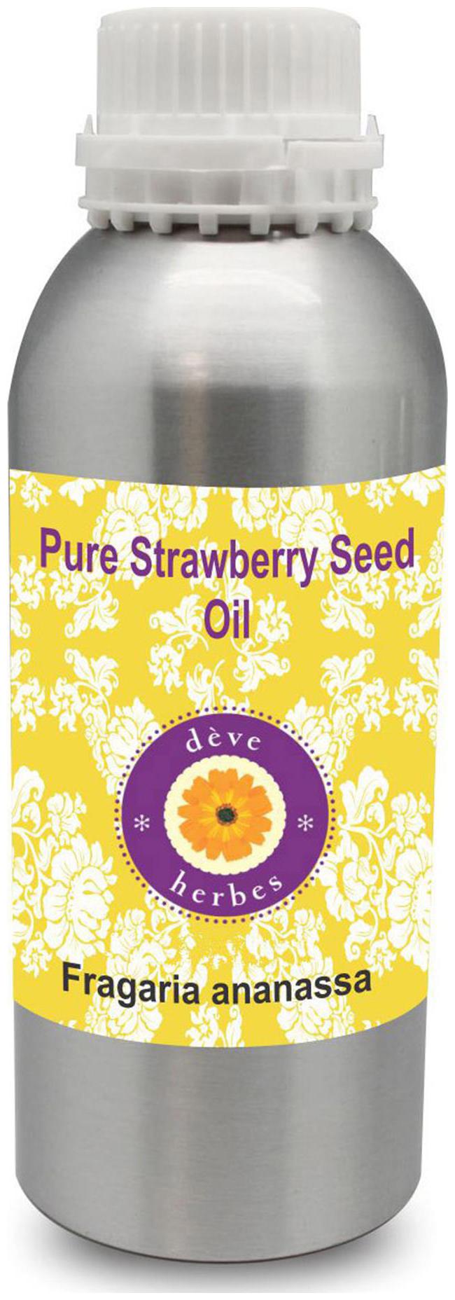 Deve Herbes Pure Strawberry Seed Oil (Fragaria ananassa) 100 Natural Therapeutic Grade 300ml
Deve Herbes Pure Strawberry Seed Oil (Fragaria ananassa) 100 Natural Therapeutic Grade 300ml