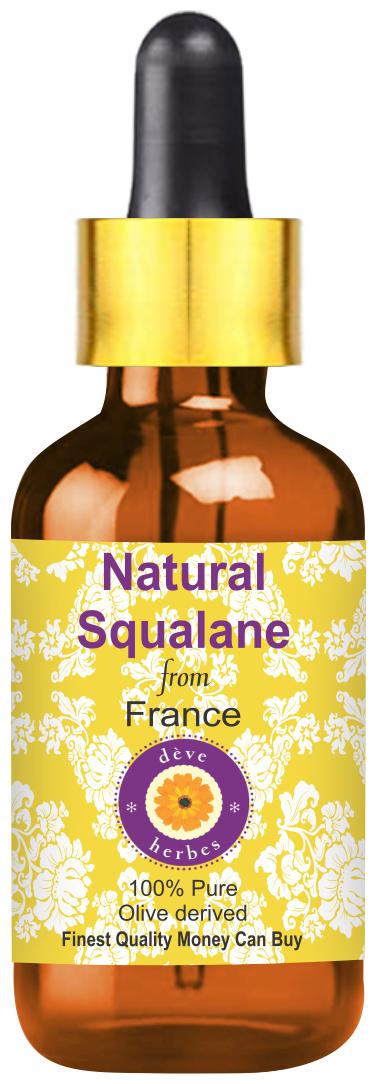 Deve Herbes Natural Squalane Oil (derived from Olives) with Glass Dropper 100 Natural Therapeutic Grade 15ml
Deve Herbes Natural Squalane Oil (derived from Olives) with Glass Dropper 100 Natural Therapeutic Grade 15ml