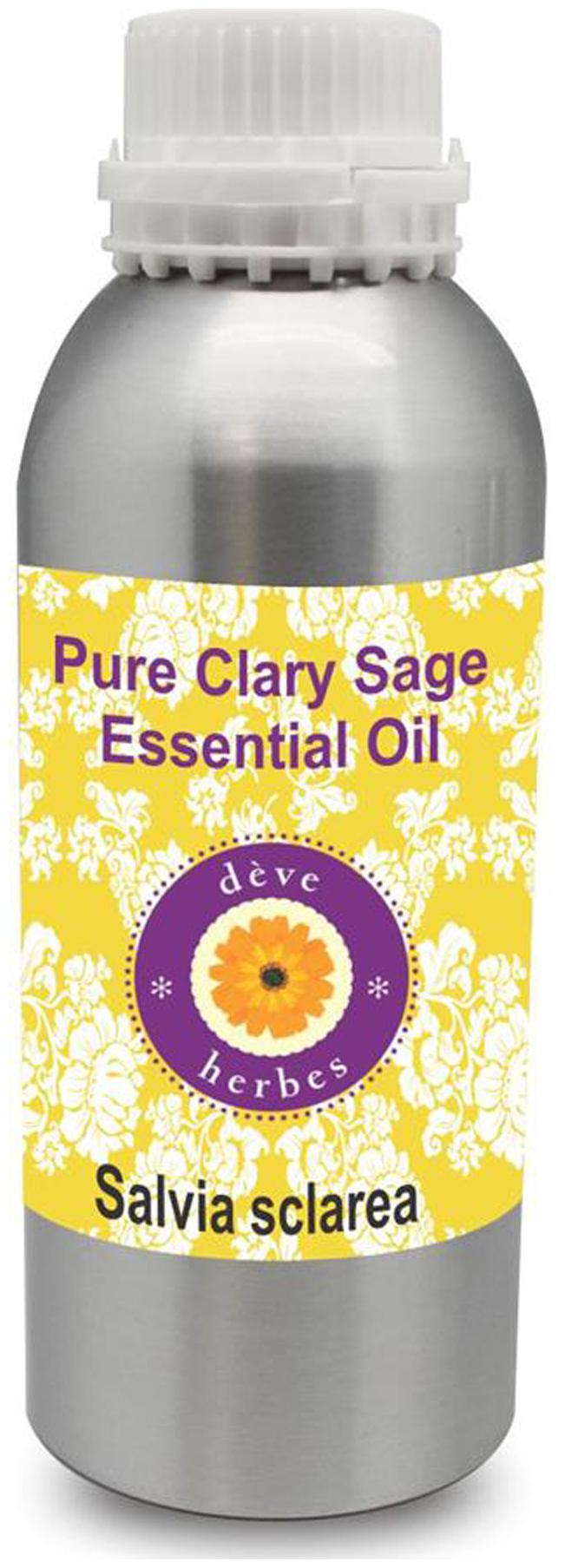 Deve Herbes Pure Clary Sage Essential Oil (Salvia sclarea) 100 Natural Therapeutic Grade Steam Distilled 630ml
Deve Herbes Pure Clary Sage Essential Oil (Salvia sclarea) 100 Natural Therapeutic Grade Steam Distilled 630ml