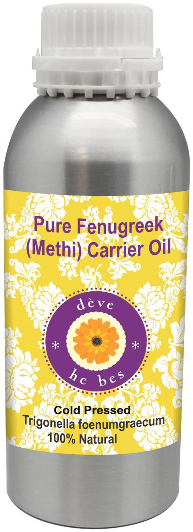 Deve Herbes Pure Fenugreek (Methi) Carrier Oil (Trigonella foenumgraecum) 100 Natural Therapeutic Grade Cold Pressed 300ml
Deve Herbes Pure Fenugreek (Methi) Carrier Oil (Trigonella foenumgraecum) 100 Natural Therapeutic Grade Cold Pressed 300ml