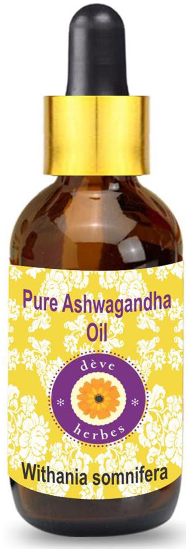 Deve Herbes Pure Ashwagandha Oil (Withania somnifera) with Glass Dropper 100 Natural Therapeutic Grade 15ml
Deve Herbes Pure Ashwagandha Oil (Withania somnifera) with Glass Dropper 100 Natural Therapeutic Grade 15ml