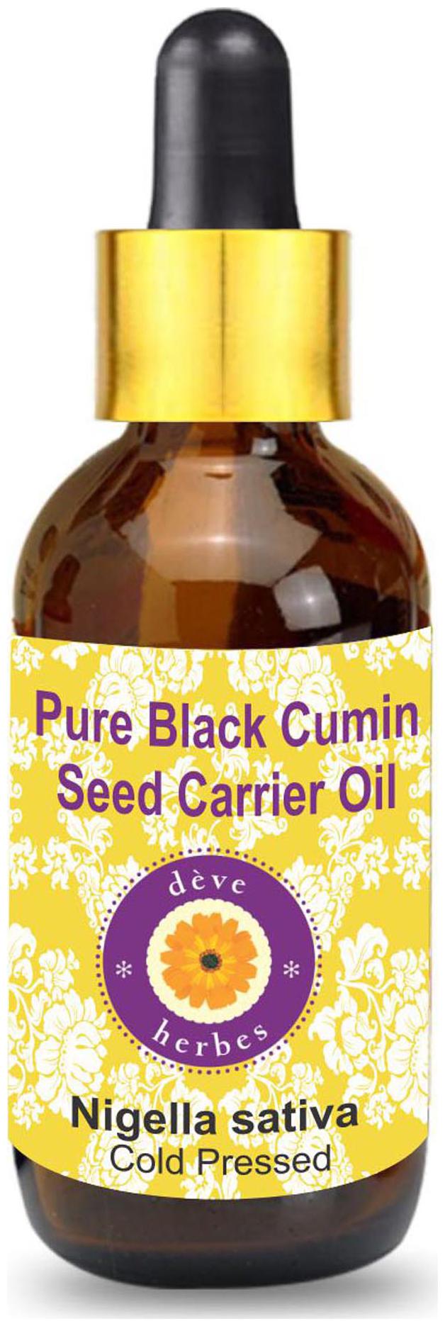 Deve Herbes Pure Black Seed (Kalaunji) Carrier Oil (Nigella sativa) with Glass Dropper 100 Natural Therapeutic Grade Cold Pressed 50ml
Deve Herbes Pure Black Seed (Kalaunji) Carrier Oil (Nigella sativa) with Glass Dropper 100 Natural Therapeutic Grade Cold Pressed 50ml