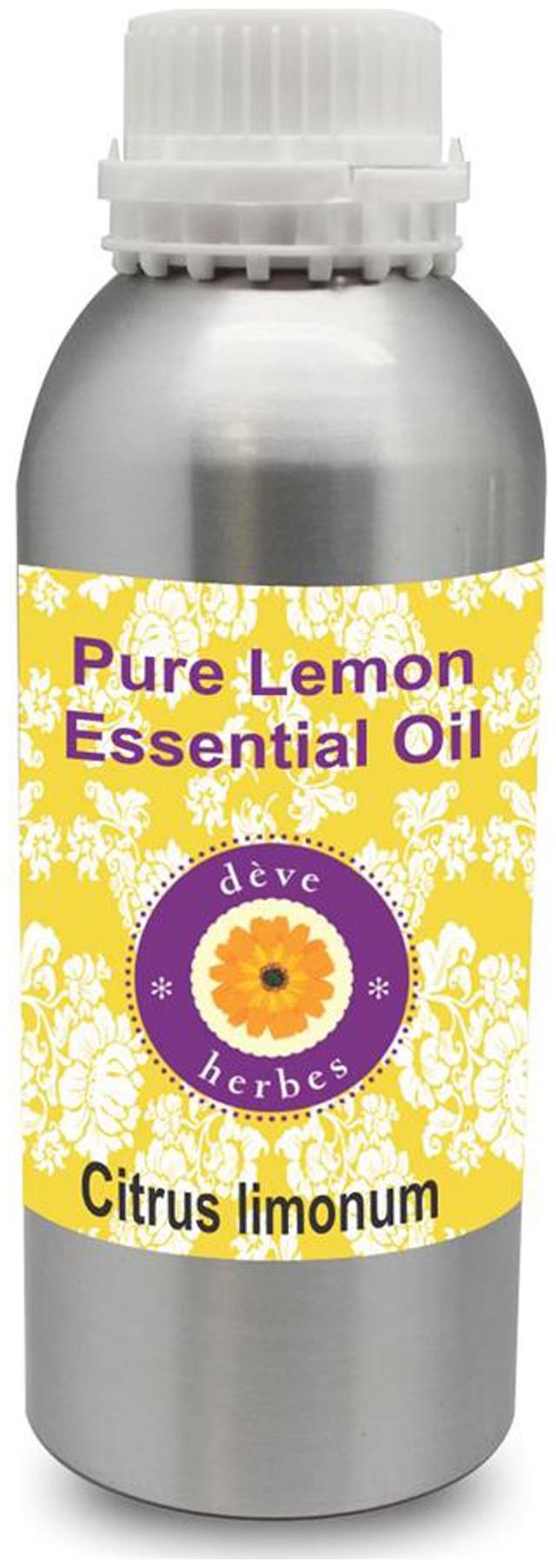 Deve Herbes Pure Lemon Essential Oil (Citrus limonum) 100 Natural Therapeutic Grade Steam Distilled 1250ml
Deve Herbes Pure Lemon Essential Oil (Citrus limonum) 100 Natural Therapeutic Grade Steam Distilled 1250ml
