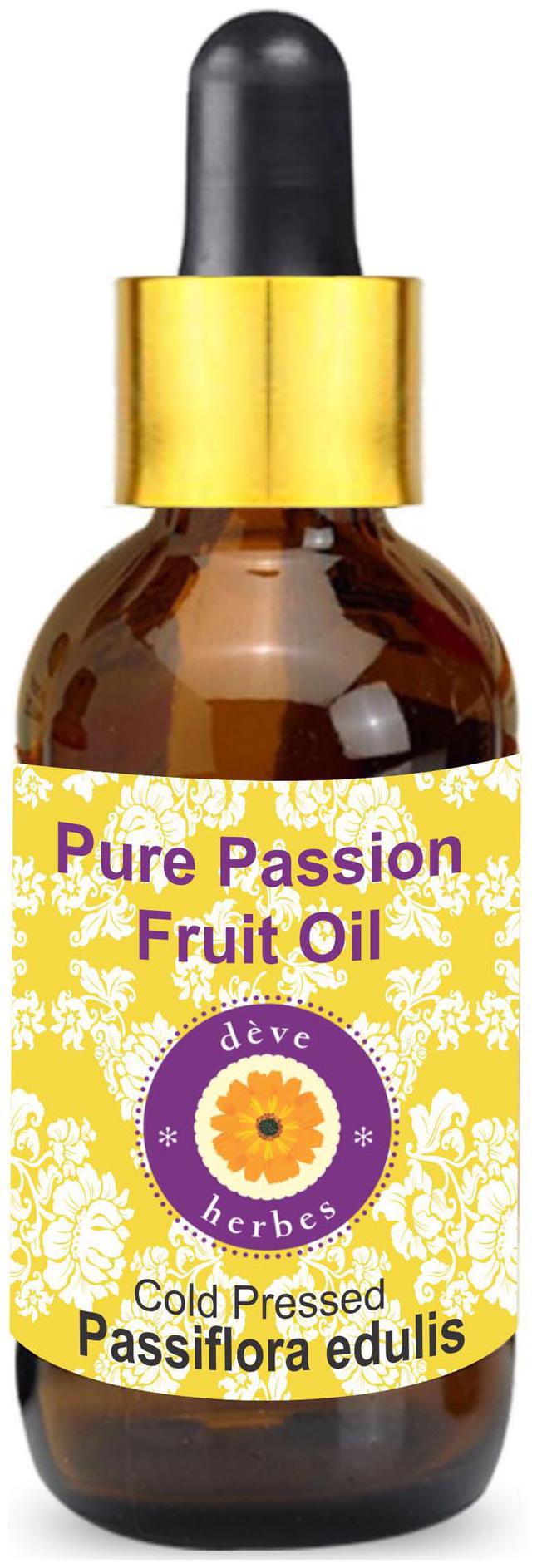 Deve Herbes Pure Passion Fruit Oil (Passiflora edulis) with Glass Dropper 100 Natural Therapeutic Grade Cold Pressed 50ml
Deve Herbes Pure Passion Fruit Oil (Passiflora edulis) with Glass Dropper 100 Natural Therapeutic Grade Cold Pressed 50ml