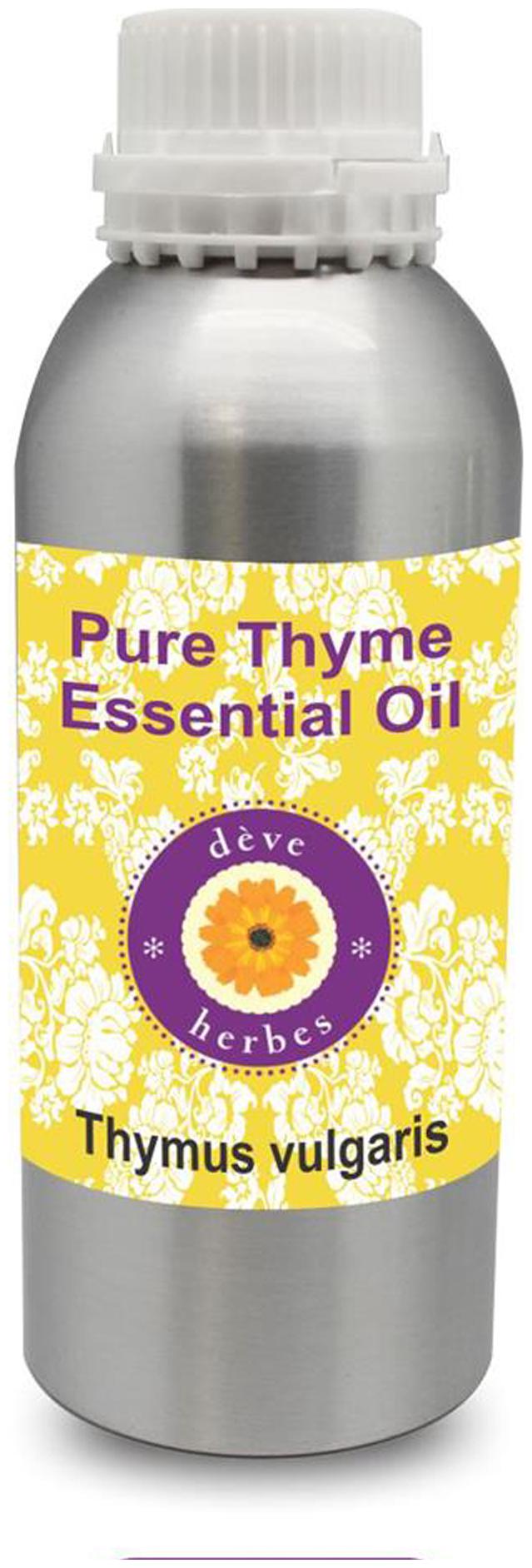 Deve Herbes Pure Thyme Essential Oil (Thymus vulgaris) 100 Natural Therapeutic Grade Steam Distilled 630ml
Deve Herbes Pure Thyme Essential Oil (Thymus vulgaris) 100 Natural Therapeutic Grade Steam Distilled 630ml