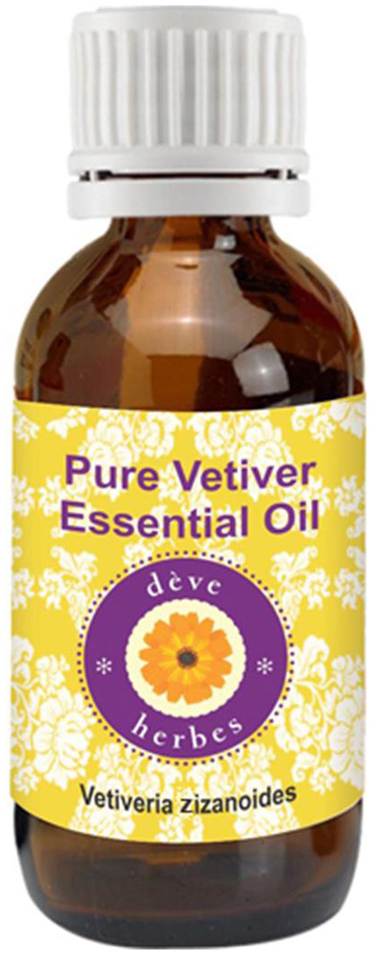 Deve Herbes Pure Vetiver Essential Oil (Vetiveria zizanoides) 100 Natural Therapeutic Grade Steam Distilled 15ml
Deve Herbes Pure Vetiver Essential Oil (Vetiveria zizanoides) 100 Natural Therapeutic Grade Steam Distilled 15ml