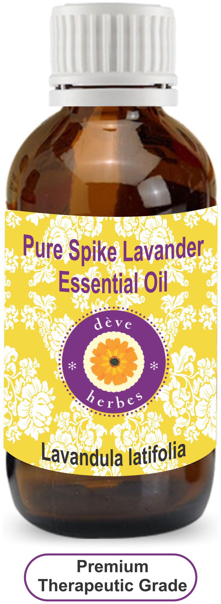 Deve Herbes Pure Spike Lavender Essential Oil (Lavandula latifolia) 100 Natural Therapeutic Grade Steam Distilled 15ml
Deve Herbes Pure Spike Lavender Essential Oil (Lavandula latifolia) 100 Natural Therapeutic Grade Steam Distilled 15ml