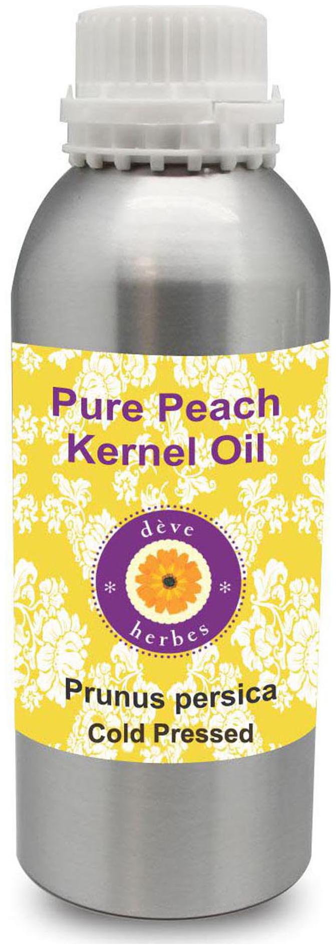 Deve Herbes Pure Peach Kernel Oil (Prunus persica) 100 Natural Therapeutic Grade Cold Pressed 630ml
Deve Herbes Pure Peach Kernel Oil (Prunus persica) 100 Natural Therapeutic Grade Cold Pressed 630ml