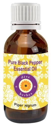 Deve Herbes Pure Black Pepper Essential Oil (Piper nigrum) 100 Natural Therapeutic Grade Steam Distilled 50ml
Deve Herbes Pure Black Pepper Essential Oil (Piper nigrum) 100 Natural Therapeutic Grade Steam Distilled 50ml