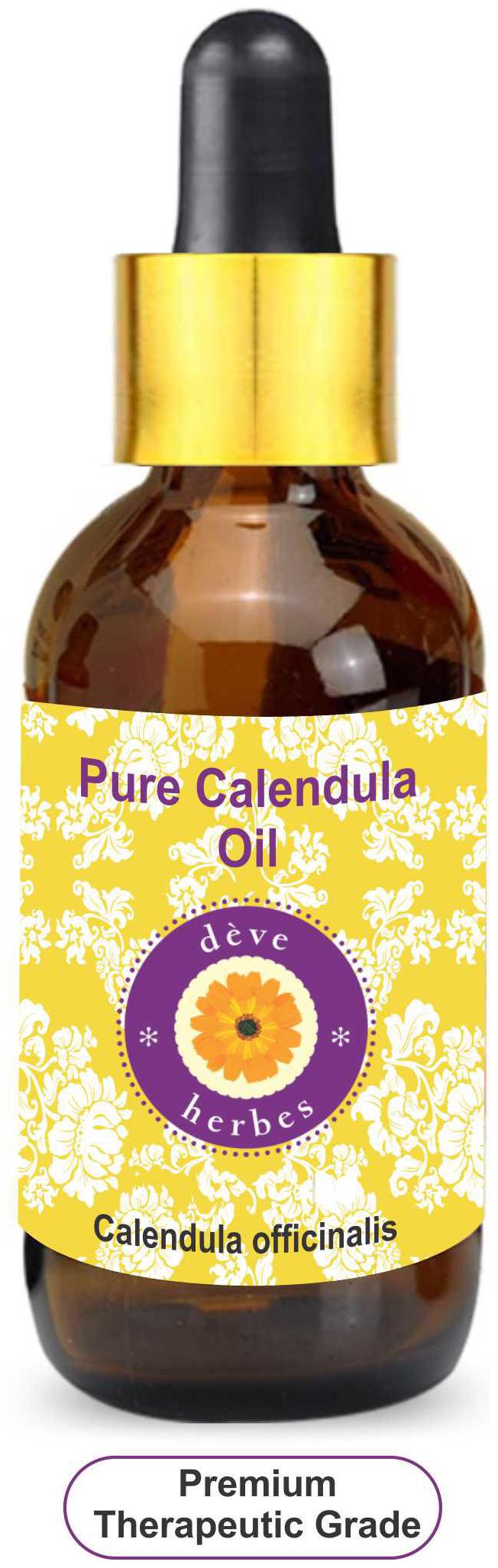 Deve Herbes Pure Calendula Oil (Calendula officinalis) with Glass Dropper 100 Natural Therapeutic Grade Infused Oil 100ml
Deve Herbes Pure Calendula Oil (Calendula officinalis) with Glass Dropper 100 Natural Therapeutic Grade Infused Oil 100ml