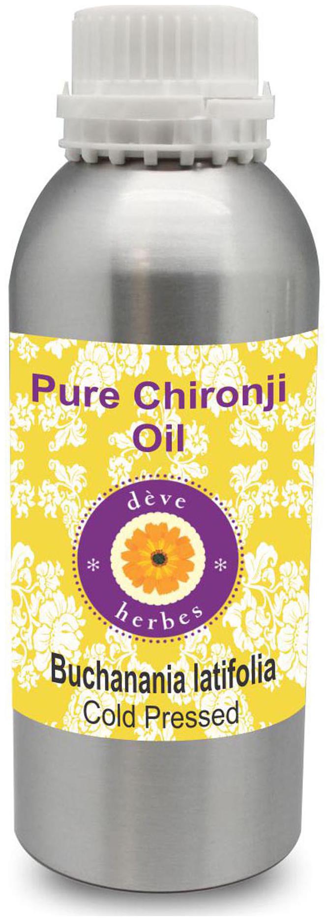 Deve Herbes Pure Chironji Oil (Buchanania latifolia) 100 Natural Therapeutic Grade Cold Pressed 300ml
Deve Herbes Pure Chironji Oil (Buchanania latifolia) 100 Natural Therapeutic Grade Cold Pressed 300ml
