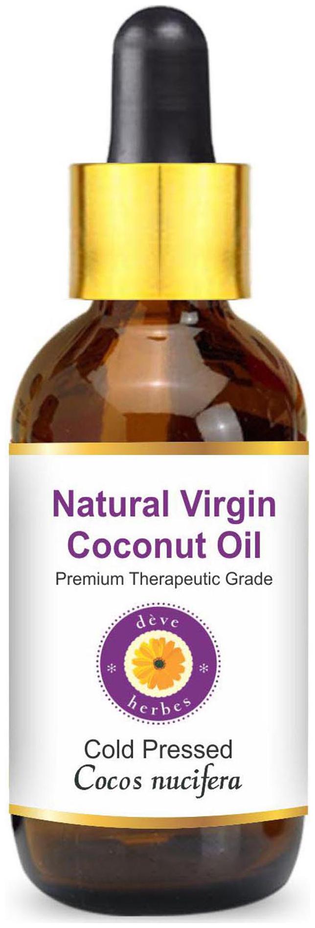 Deve Herbes Natural Virgin Coconut Oil (Cocos nucifera) with Glass Dropper 100 Pure Natural Therapeutic Grade Cold Pressed 100ml
Deve Herbes Natural Virgin Coconut Oil (Cocos nucifera) with Glass Dropper 100 Pure Natural Therapeutic Grade Cold Pressed 100ml