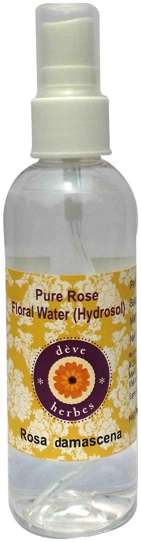 Deve Herbes Pure Rose Floral Water (Hydrosol) (Rosa damascena) 100 Natural Therapeutic Grade 100ml
Deve Herbes Pure Rose Floral Water (Hydrosol) (Rosa damascena) 100 Natural Therapeutic Grade 100ml