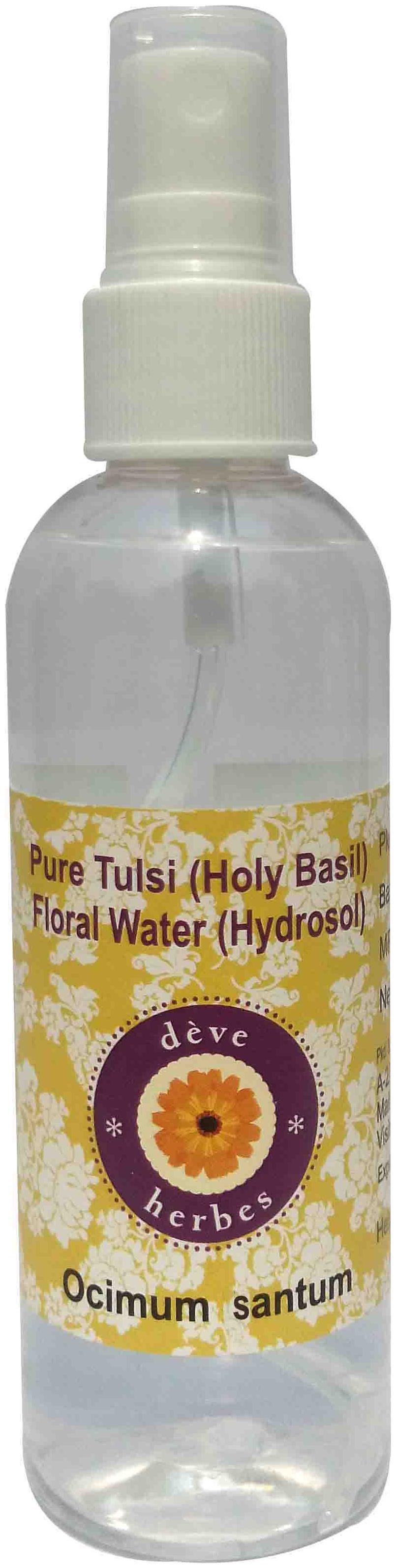 Deve Herbes Pure Holy Basil (Tulsi) Floral Water (Hydrosol) (Ocimum santum) 100 Natural Therapeutic Grade 100ml
Deve Herbes Pure Holy Basil (Tulsi) Floral Water (Hydrosol) (Ocimum santum) 100 Natural Therapeutic Grade 100ml