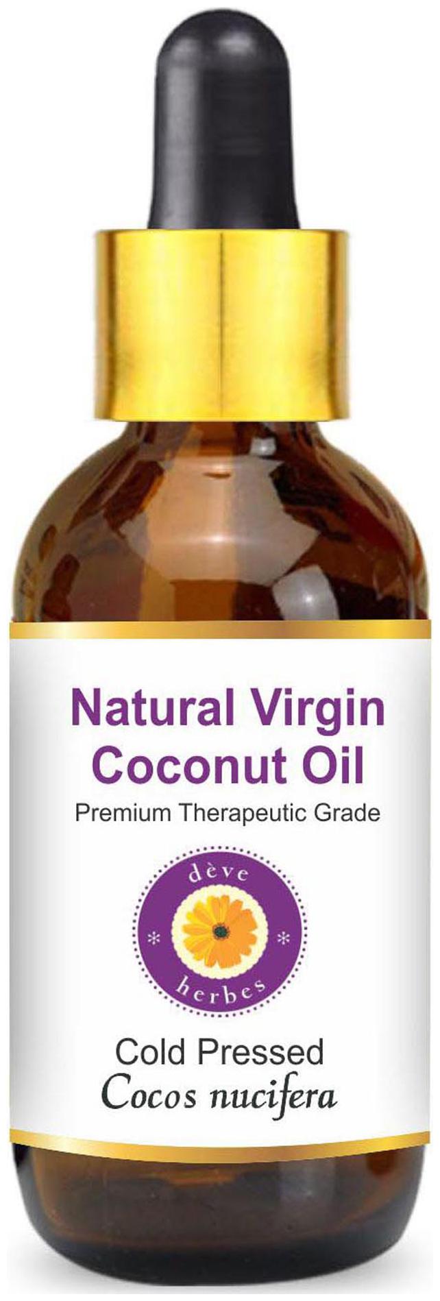 Deve Herbes Natural Virgin Coconut Oil (Cocos nucifera) with Glass Dropper 100 Pure Natural Therapeutic Grade Cold Pressed 50ml
Deve Herbes Natural Virgin Coconut Oil (Cocos nucifera) with Glass Dropper 100 Pure Natural Therapeutic Grade Cold Pressed 50ml