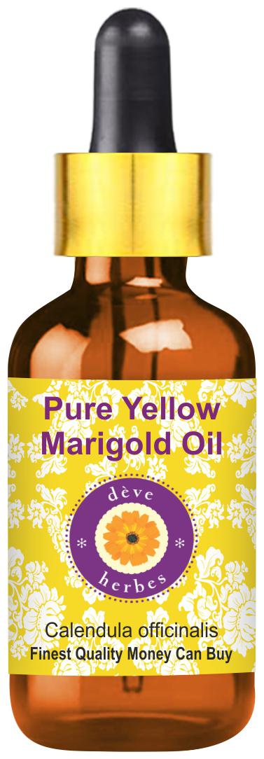 Deve Herbes Pure Yellow Marigold Oil (Calendula officinalis) with Glass Dropper 100 Natural Therapeutic Grade 30ml
Deve Herbes Pure Yellow Marigold Oil (Calendula officinalis) with Glass Dropper 100 Natural Therapeutic Grade 30ml