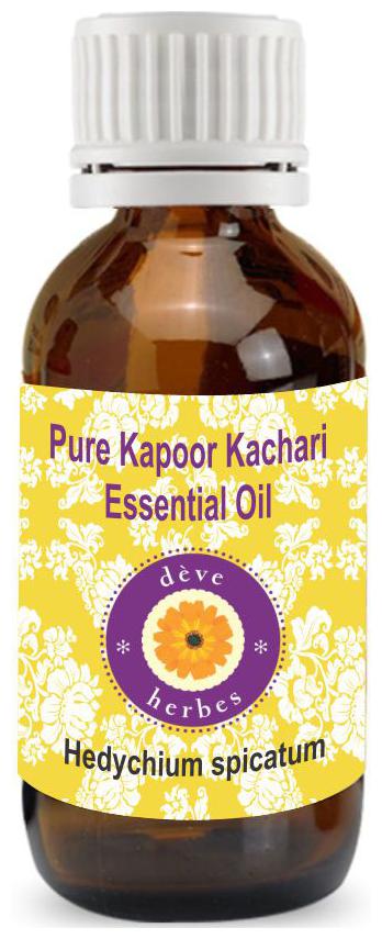 Deve Herbes Pure Kapoor Kachari Essential Oil (Hedychium spicatum) 100 Natural Therapeutic Grade Steam Distilled 30ml
Deve Herbes Pure Kapoor Kachari Essential Oil (Hedychium spicatum) 100 Natural Therapeutic Grade Steam Distilled 30ml