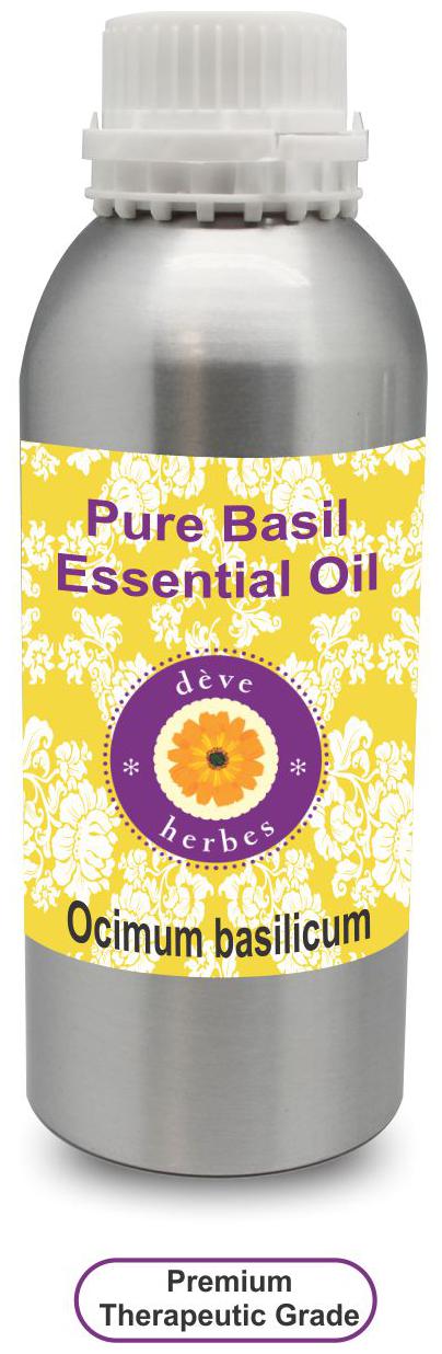 Deve Herbes Pure Basil Essential Oil (Ocimum basilicum) 100 Natural Therapeutic Grade Steam Distilled 1250ml
Deve Herbes Pure Basil Essential Oil (Ocimum basilicum) 100 Natural Therapeutic Grade Steam Distilled 1250ml